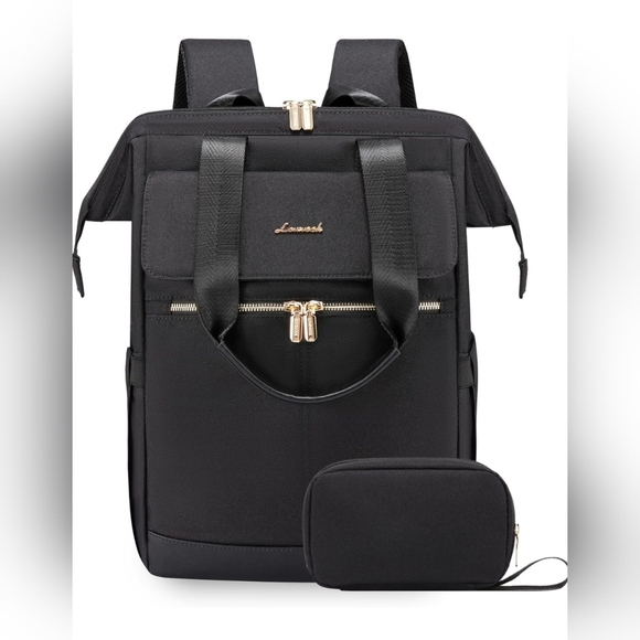 Lovevook 18" Convertible Laptop Travel Backpack w/Accessory Bag - Picture 1 of 10